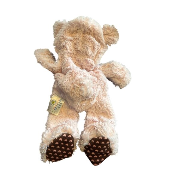 Build-A-Bear Cuddly Hearts Bear Skin Pink Brown Feet Ears Unstuffed BAB - Picture 2 of 6